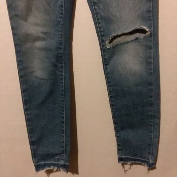 Old Navy Rockstar Super Skinny Jeans Sz 4 Ankle - Picture 3 of 5